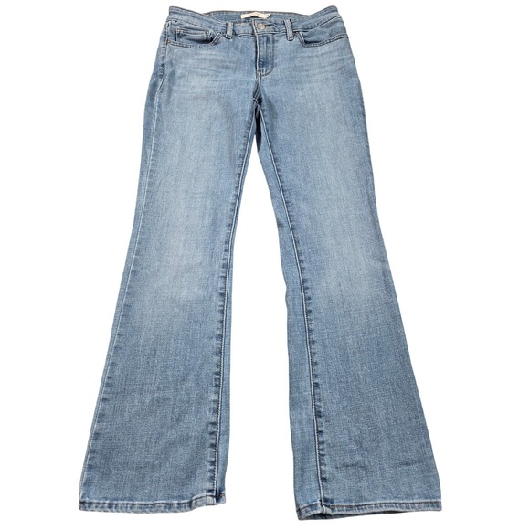 Levi's Denim - Levis 715 Bootcut Jeans Womens 28x29 Light Wash Denim Mid Rise 18885-0080